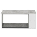 Coffee Table Sofa Side Table with Storage Shelves by LJGDeals