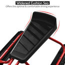 55.5 x 23.5 Inch Snow Sled with Steering Wheel and Double Brakes Pull Rope Slider by LJGDeals