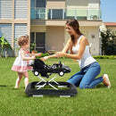 2-in-1 Foldable Baby Walker with Music Player and Lights by LJGDeals