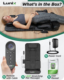 LX27 Stretching Mat Massager, Charcoal Black by Lunix