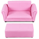 Soft Kids Double Sofa with Ottoman by LJGDeals