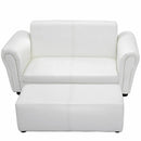 Soft Kids Double Sofa with Ottoman by LJGDeals