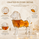 Lion Animal Whiskey and Wine Decanter- 500ml