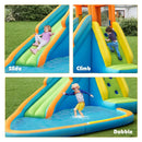 Inflatable Water Slide Kids Bounce House with 740W Blower by LJGDeals