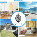Hanging Cushioned Hammock Chair with Stand by LJGDeals