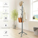 2 Heights Wooden Coat Rack with 8 Hooks by DirectDeals