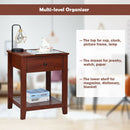 Swivel Bar Stools Set of 2 with Footrests and Metal Base by DirectDeals