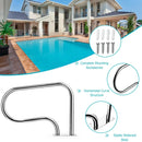 Stainless Steel Swimming Pool Hand Rail with Base Plate by LJGDeals