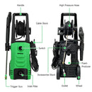3500PSI Electric Pressure Washer with Wheels by LJGDeals