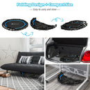 40 Inch Foldable Fitness Rebounder with Resistance Bands Adjustable Home