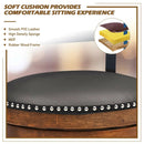 30.5 Inch 360-Degree Swivel Stools with Leather Padded Seat by LJGDeals