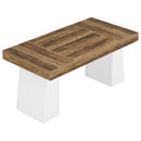 55" Executive Desk, Modern Wood Computer Desk Workstation Desk