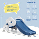 Freestanding Baby Mini Play Climber Slide Set with HDPE anf Anti-Slip Foot Pads by LJGDeals