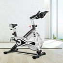 Stationary Silent Belt Adjustable Exercise Bike with Phone Holder and Electronic Display by LJGDeals