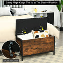 Entryway Flip Top Ottoman Stool with Padded Seat by LJGDeals