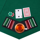48 Inch 8 Players Octagon Fourfold Poker Table Top by LJGDeals