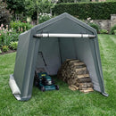 Outdoor Storage Shed 8.3 x 14 Ft with Roll-Up Zipper Door by LJGDeals