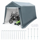 Outdoor Storage Shed 8.3 x 14 Ft with Roll-Up Zipper Door by LJGDeals