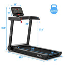 2.25 HP Electric Treadmill Running Machine with App Control by LJGDeals