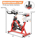 Exercise Bike with 30lbs Steel Flywheel by LJGDeals
