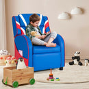 Kids Leather Recliner Chair with Side Pockets by LJGDeals