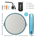 40 Inch Inflatable Round Gymnastic Mat with Electric Pump by LJGDeals