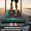 4.75HP 2 In 1 Folding Treadmill with Remote APP Control by LJGDeals