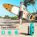 10' Inflatable Stand up Paddle Board Surfboard SUP with Bag by LJGDeals