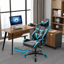 Reclining Racing Chair with Lumbar Support Footrest by LJGDeals
