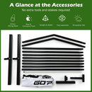 22 Feet Portable Pickleball Net Set System with Carry Bag for Indoor Outdoor Game by LJGDeals