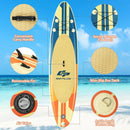 Inflatable Stand Up Paddle Board Surfboard with Bag Aluminum Paddle and Hand Pump by LJGDeals
