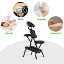 PU Leather Pad Travel Massage Chair with by LJGDeals