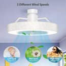 23 Inch Ceiling Fan with LED Light and Remote Control by LJGDeals