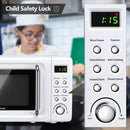 700W Retro Countertop Microwave Oven with 5 Micro Power and Auto Cooking Function by LJGDeals