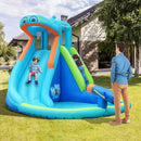 Inflatable Water Pool with Splash and Slide Without Blower by LJGDeals