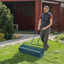 36 x 12 Inch Tow Lawn Roller Water Filled Metal Push Roller