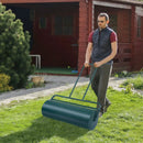 36 x 12 Inch Tow Lawn Roller Water Filled Metal Push Roller by LJGDeals