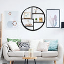 Hanging Storage Shelf Circular Wall-Mounted 4-Tier Rack by LJGDeals