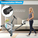 Magnetic Stationary Upright Exercise Bike with LCD Monitor and Pulse Sensor by LJGDeals