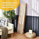 4-Panel Pegboard Display 5 Feet Tall Folding Privacy Screen for Craft Display Organized by LJGDeals