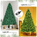 7 Feet PVC Artificial Christmas Tree with LED Lights by LJGDeals