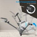 Magnetic Stationary Upright Exercise Bike with LCD Monitor and Pulse Sensor by LJGDeals