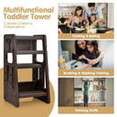 Kids Kitchen Step Stool with Double Safety Rails by LJGDeals