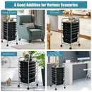 6 Drawers Rolling Storage Cart Organizer by LJGDeals