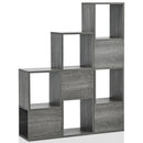 Freestanding Display Shelf for Living Room-Gray by LJGDeals