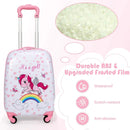 2 Pieces Kids Luggage Set 12 Inch Backpack and 16 Inch Kid Carry on Suitcase with Wheels by LJGDeals