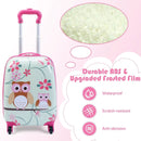 2 Pieces 12 Inch 16 Inch Green ABS Kids Suitcase Luggage Set by LJGDeals
