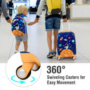 2PC Kids Luggage Set Rolling Suitcase & Backpack-Pink by LJGDeals