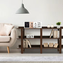 59 Inch Console Table with 3-tier Open Shelf for Front Hall Hallway and Foyer by DirectDeals
