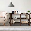 59 Inch Console Table with 3-tier Open Shelf for Front Hall Hallway and Foyer by LJGDeals